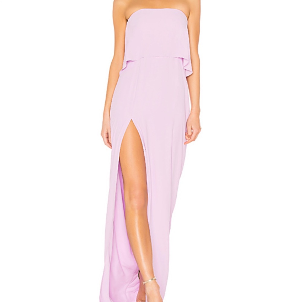 Amanda Uprichard Electric Lilac Topanga Dress